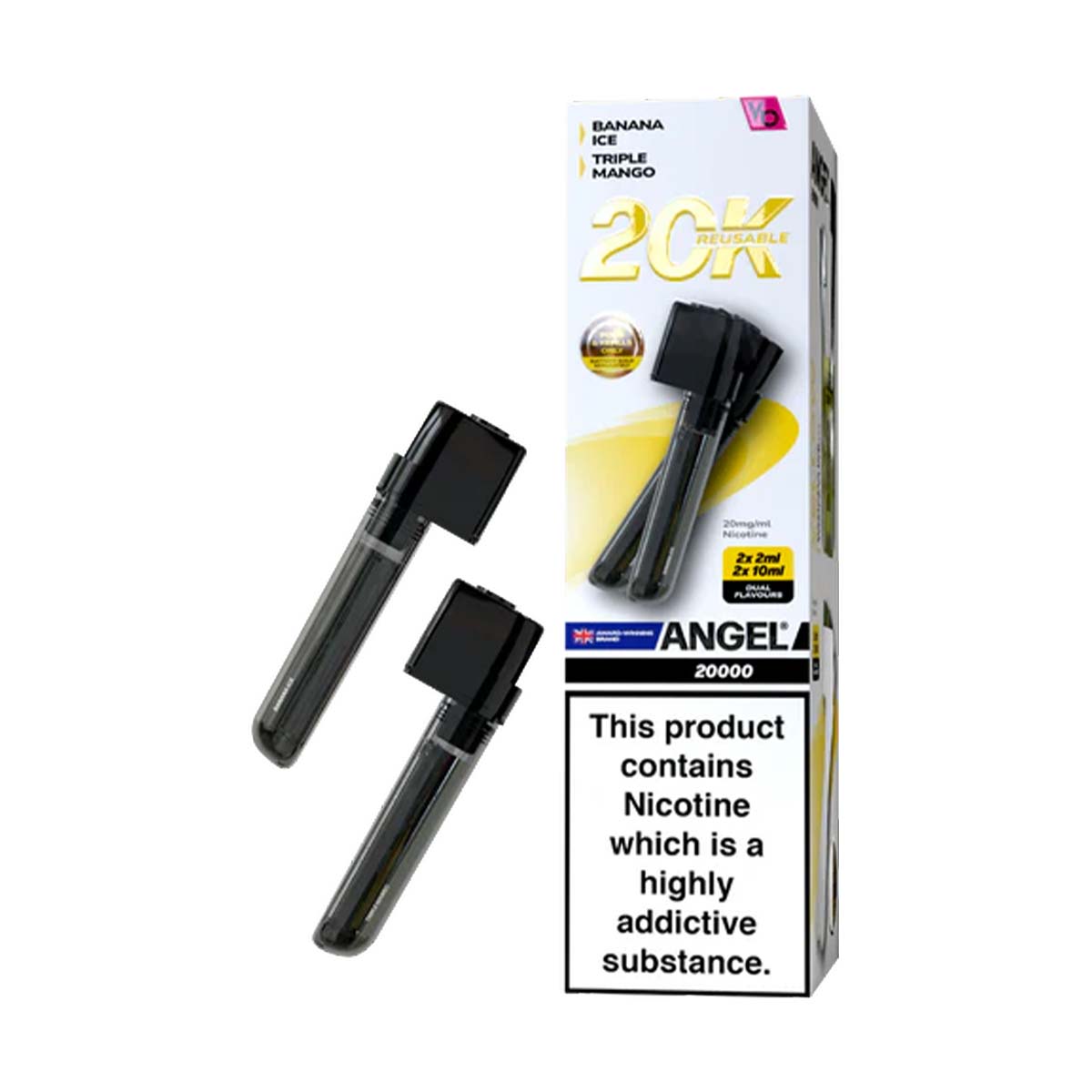 Vape Bars Angel 20K Prefilled Pods + Refill Container