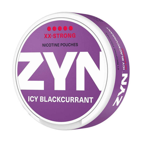 Icy Blackcurrant snus zyn nicotine pouches