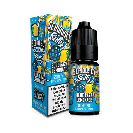 Blue Razz Lemonade Seriously Salty Soda nic salts 10ml