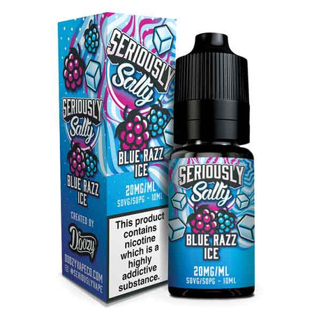 Blue Razz Ice Seriously Salty Nic Salt E-Liquid