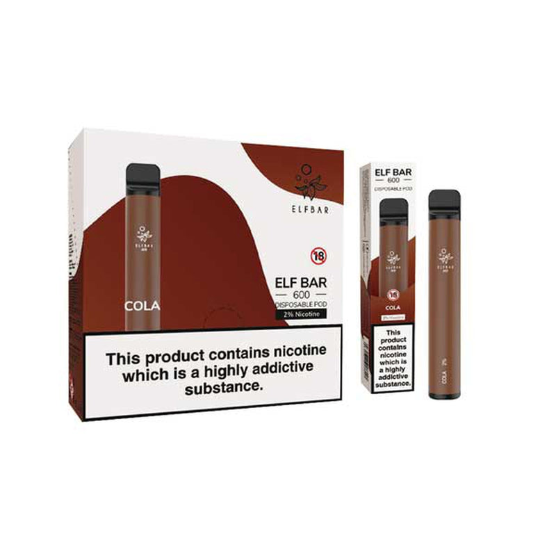 Cola elf bar 600 disposable vape 10Pack