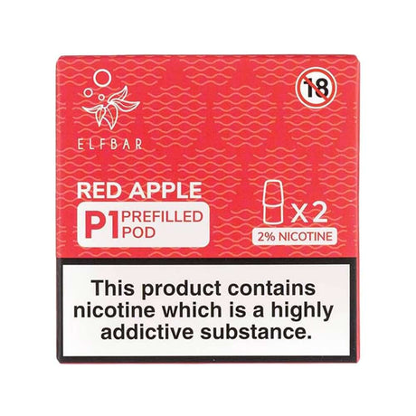Red Apple elf bar Mate 500 pre filled pods P1