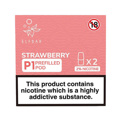 Strawberry elf bar Mate 500 pre filled pods P1