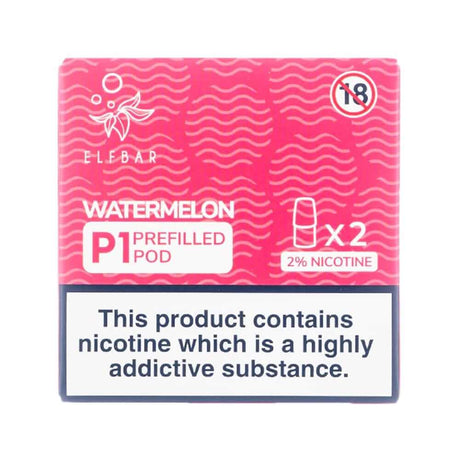 Watermelon elf bar Mate 500 pre filled pods P1