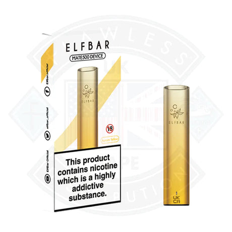 Aurora Yellow elf bar Mate 500 pod vape kit