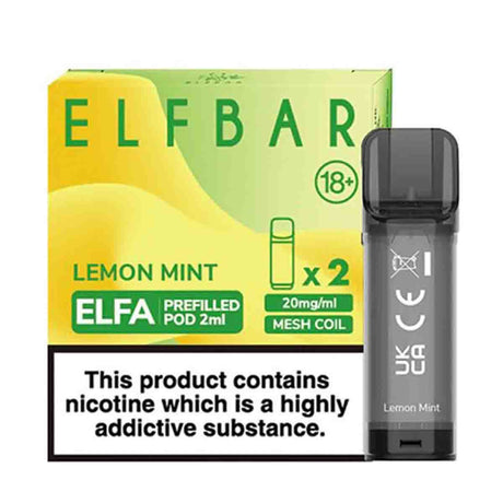 Lemon Mint elf bar elfa pre filled pods