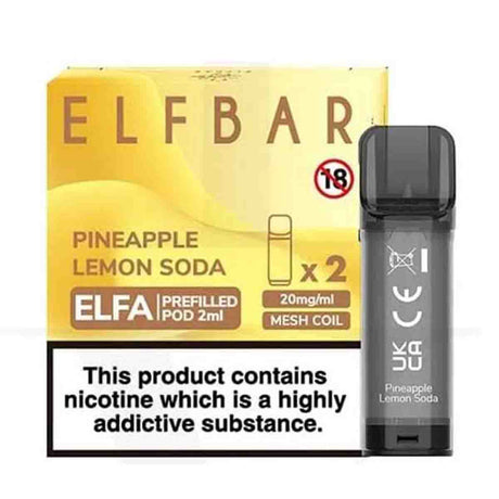 Pineapple Lemon Soda elf bar elfa pre filled pods