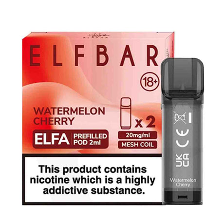 Watermelon Cherry elf bar elfa pre filled pods