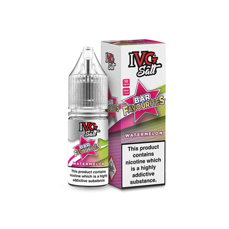 Watermelon Bar Favourites ivg Salts nic salt 10ml