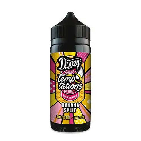 Banana Split Doozy Temptations shortfill e liquid 100ml