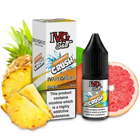 Caribbean Crush 50/50 e liquid ivg Drinks nic salts 10ml