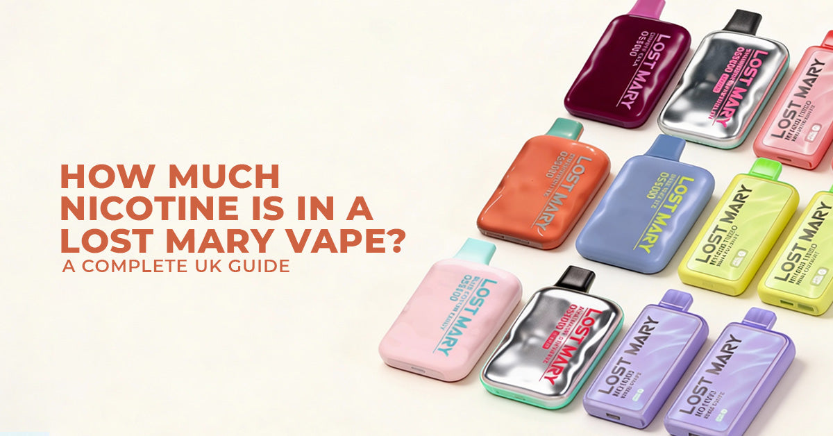 How Much Nicotine in Lost Mary Vape? UK Nic Guide | Grey Haze UK How Much Nicotine in Lost Mary Vape? UK Nic Guide | Grey Haze UK