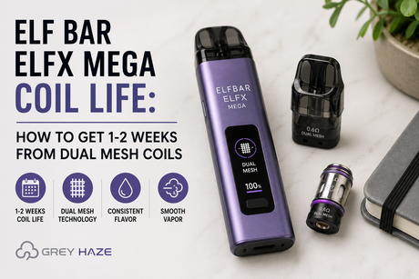 Elf Bar ELFX Mega Coil Life: How to Get 1-2 Weeks From Dual Mesh Coils