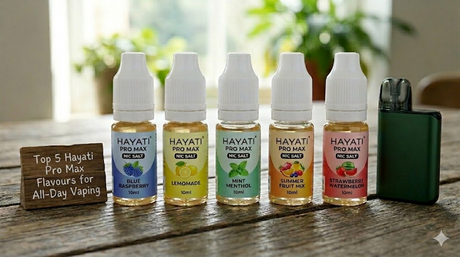 Top 5 Hayati Pro Max Nic Salt Flavours for All-Day Vaping