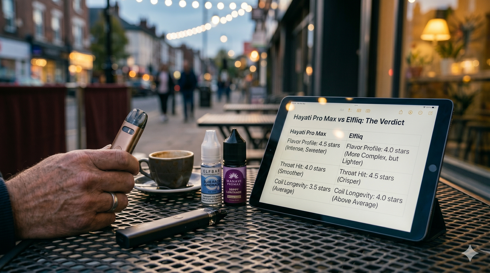 Hayati Pro Max vs Elfliq Nic Salts, Which Is Better?