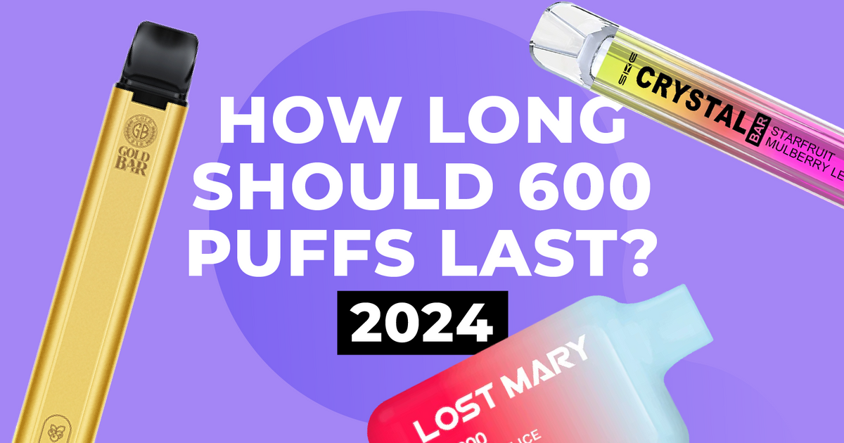 How Long Should A 600 Puff Vape Last? | Grey Haze UK