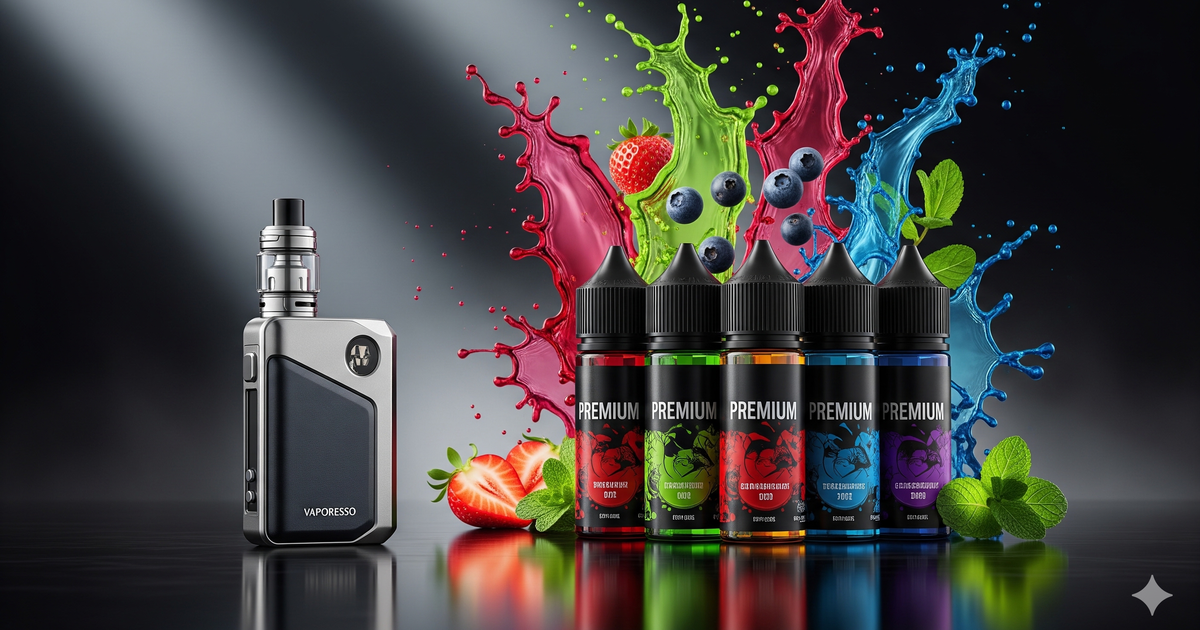 Best Vape Juice for Vaporesso Kits | Top Picks | Grey Haze UK Best Vape Juice for Vaporesso Kits | Top Picks | Grey Haze UK