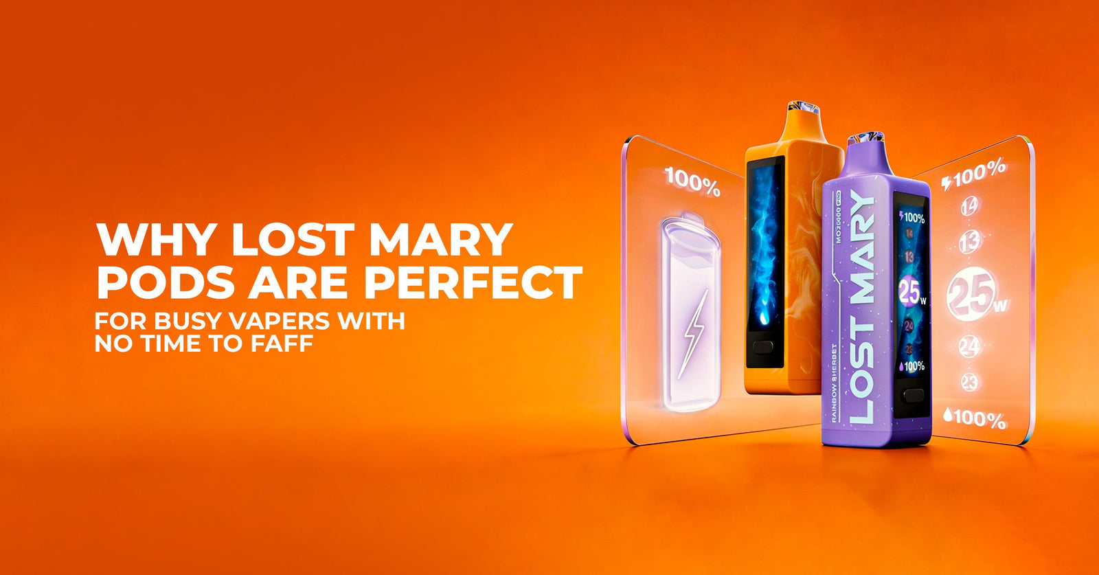 Why Lost Mary Pods Are Perfect For Busy Vapers With No Time To Faff