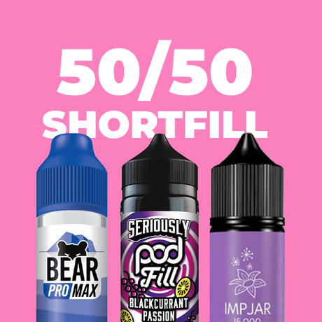 50/50 Shortfill E-Liquids