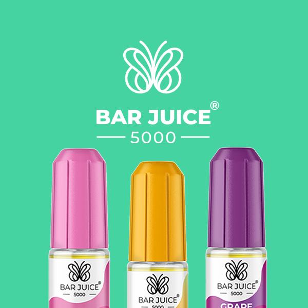 Bar Juice 5000 Nic Salt ELiquids 4 For £10 Grey Haze