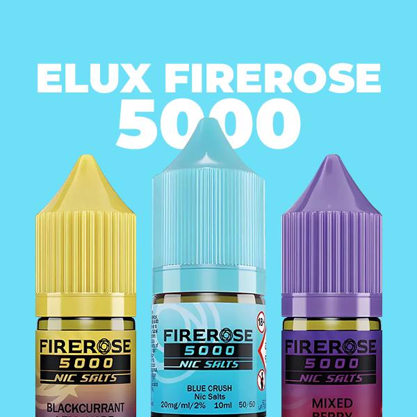 Firerose 5000 Nic Salts [5 for £10 | 20 Flavours] | Grey Haze