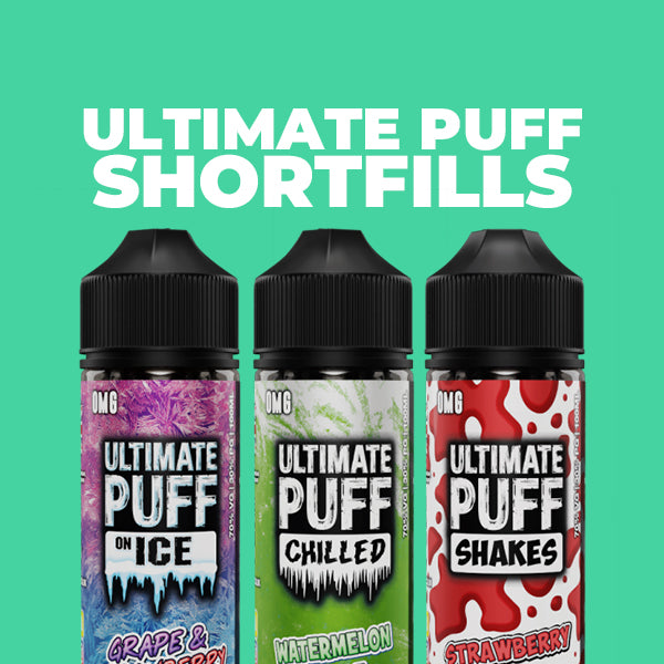 Ultimate Puff Vape Juice | 100ml Shortfill E-Liquids | Grey Haze UK