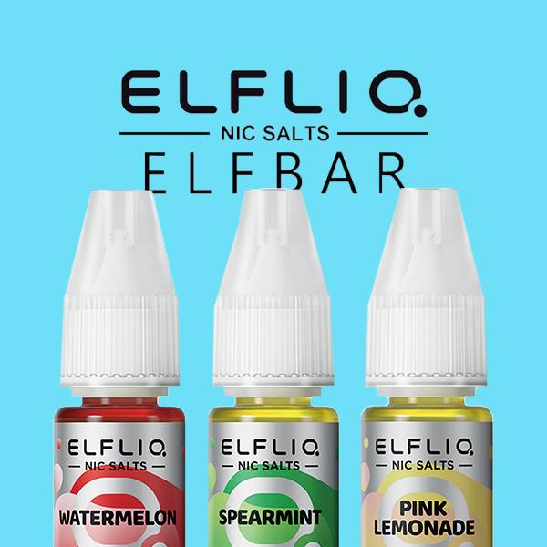 elfiq vape juice Elf Bar ElfLiq Nic Salts (Box of 10) | 20mg