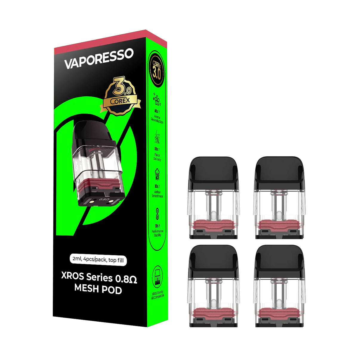 Vaporesso XROS Replacement Pod 4 Pack