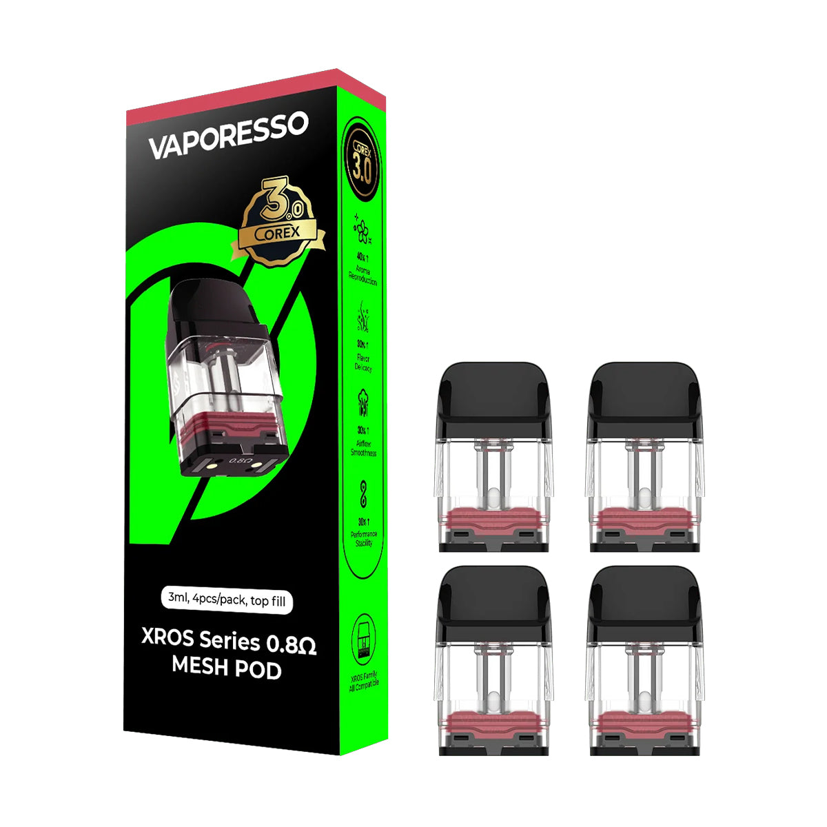 Vaporesso XROS Replacement Pod 4 Pack