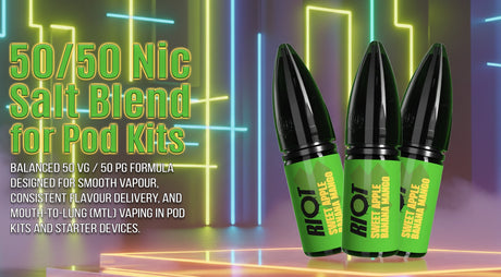 Sweet Apple Banana & Mango RIOT SQUAD Riot X Nic Salt E-Liquid