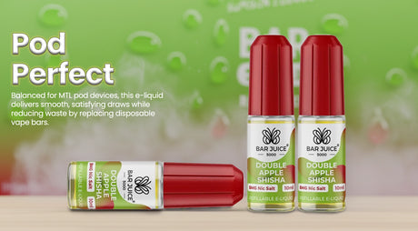Double Apple Shisha Bar Juice 5000 Nic Salt E-liquid