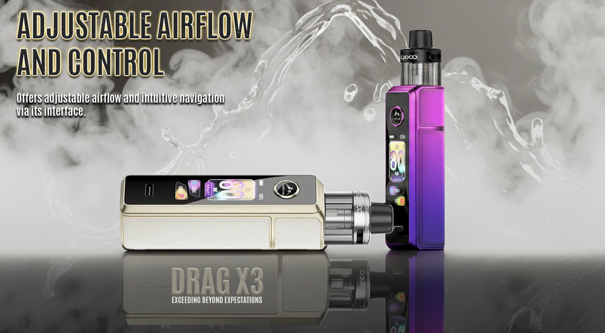 Voopoo Drag X3 Kit 80W - Pod Mod From 25.99 | Grey Haze UK Voopoo Drag X3 Kit 80W - Pod Mod From 25.99 | Grey Haze UK