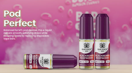 Blackberry Raspberry Bar Juice 5000 Nic Salt E-liquid