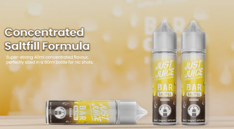 Banana Just Juice Bar Saltfill Shortfill E-liquid 40ml
