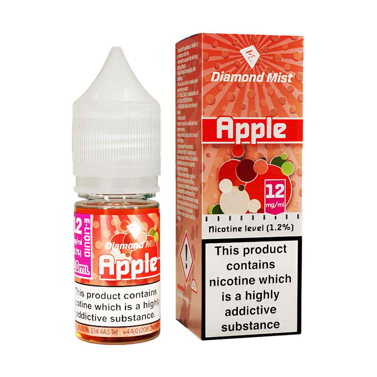 Apple Diamond Mist 50/50 Nic Salt E-Liquid