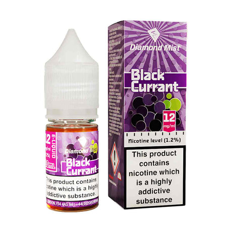 Blackcurrant Diamond Mist 50/50 Nic Salt E-Liquid