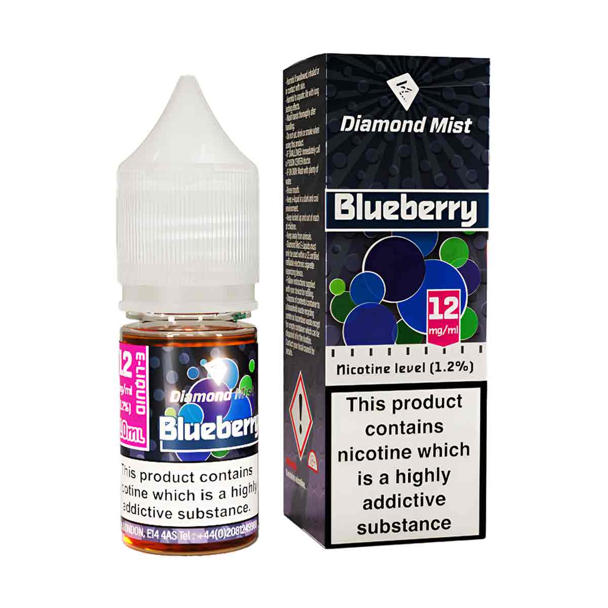 Blueberry Diamond Mist 50/50 Nic Salt E-Liquid