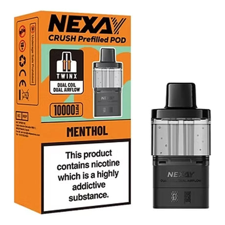 Menthol Nexay Crush 10K Prefilled Pods