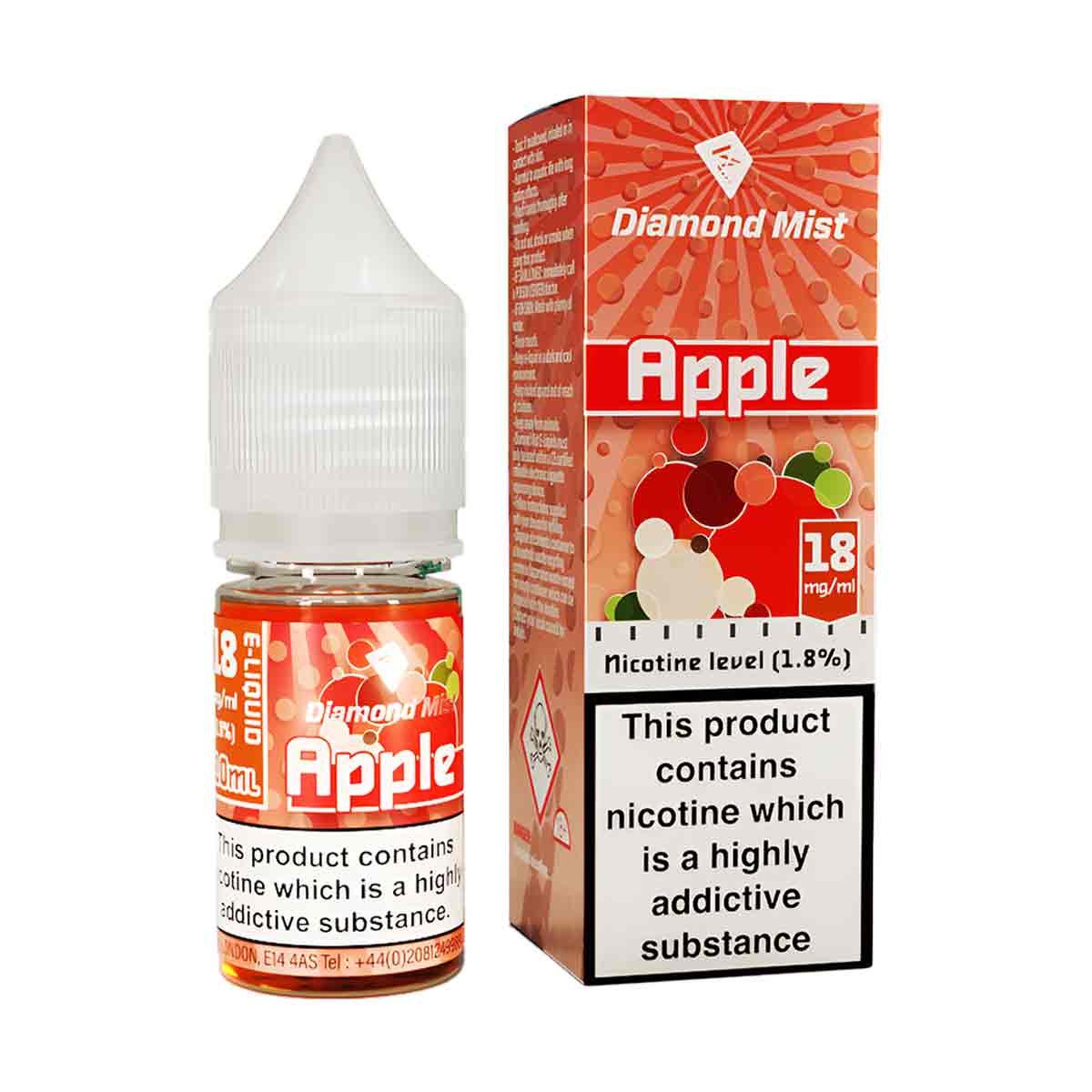 Apple Diamond Mist 50/50 Nic Salt E-Liquid