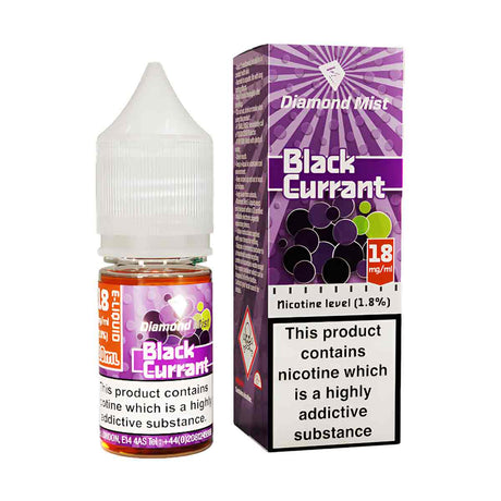 Blackcurrant Diamond Mist 50/50 Nic Salt E-Liquid