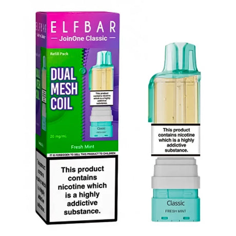 Fresh Mint Elf Bar JoinOne15 Classic Prefilled Pods