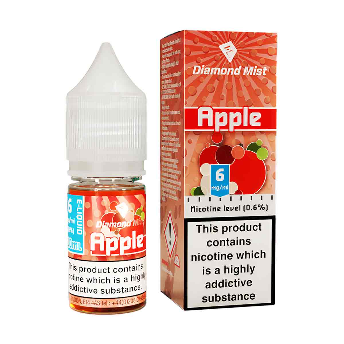 Apple Diamond Mist 50/50 Nic Salt E-Liquid
