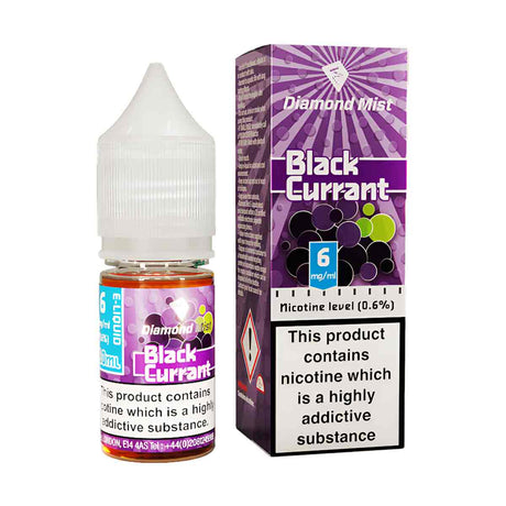 Blackcurrant Diamond Mist 50/50 Nic Salt E-Liquid
