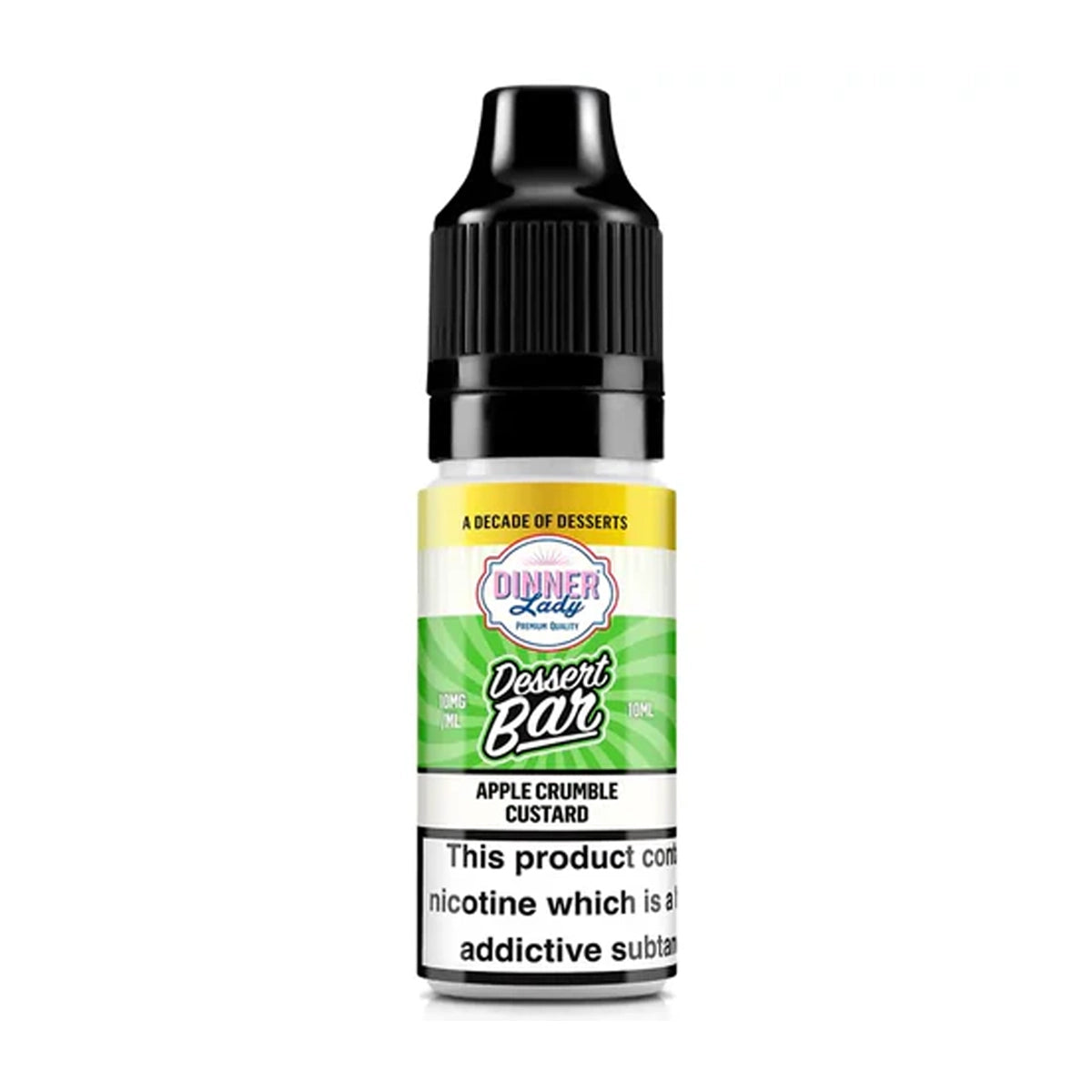 Apple Crumble Custard Dinner Lady Dessert Bar Salts Nic Salt