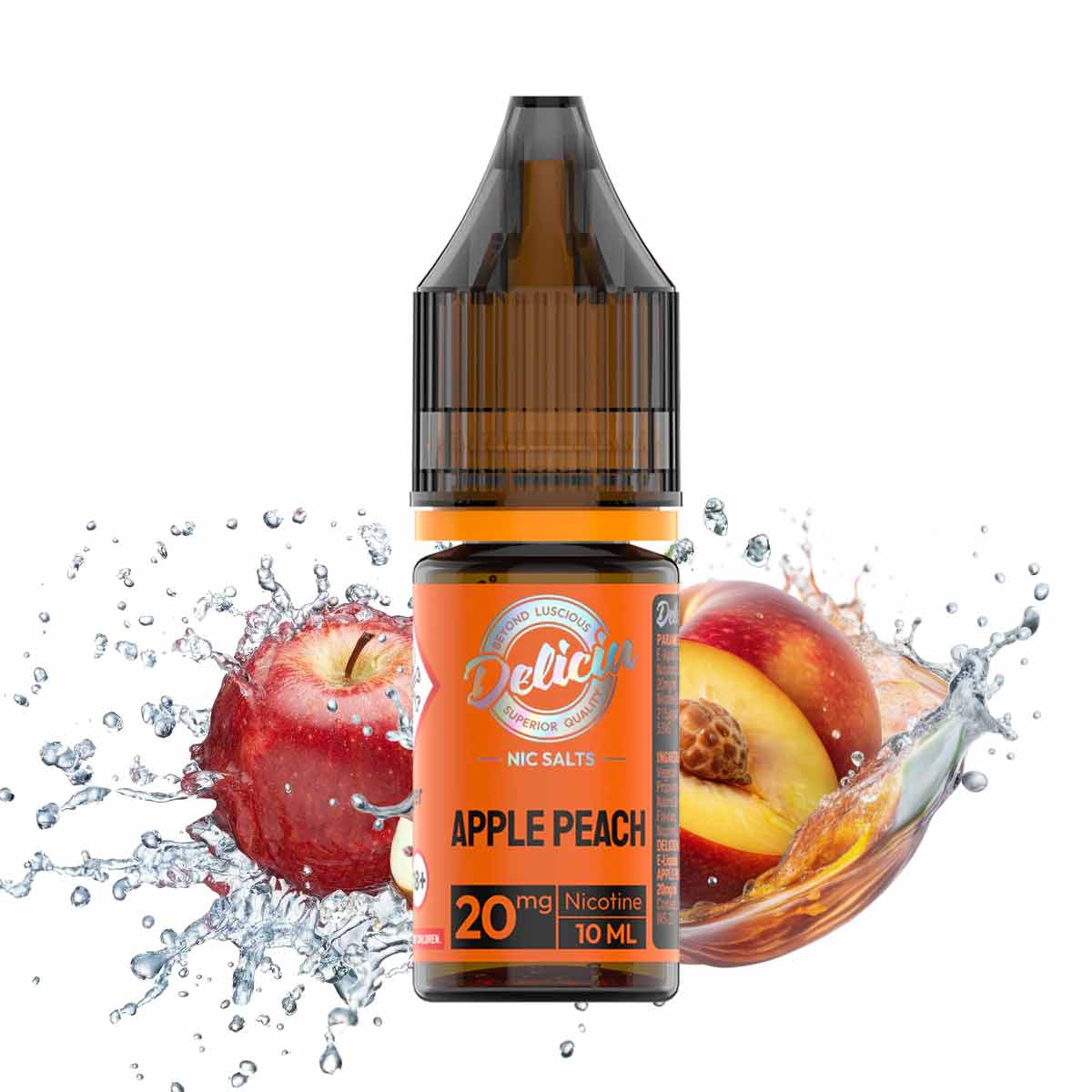 Apple & Peach Nic Salt E-liquid by Deliciu