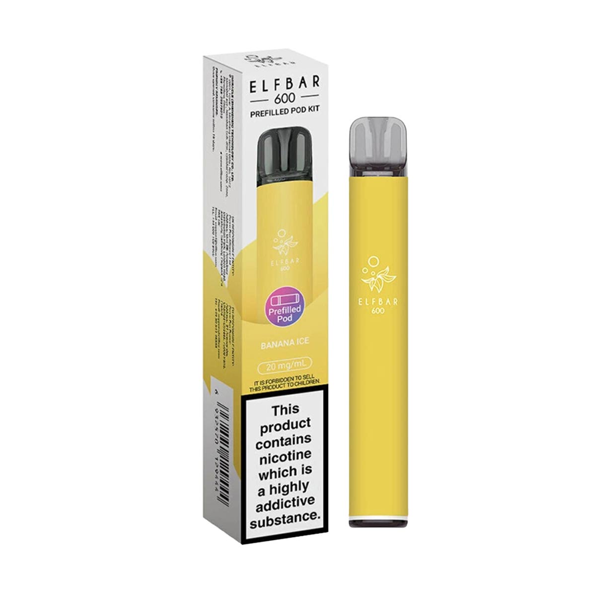 elfbar 600 ingredients Elf Bar 600 Pre-Filled Pod Kit — 88Vape main image 1