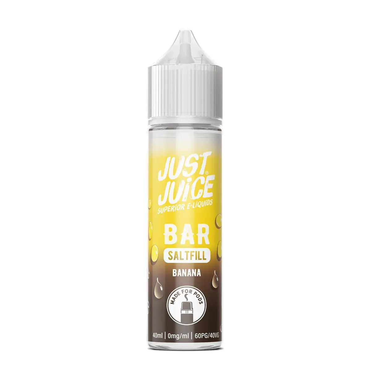 Banana Just Juice Bar Saltfill Shortfill E-liquid 40ml