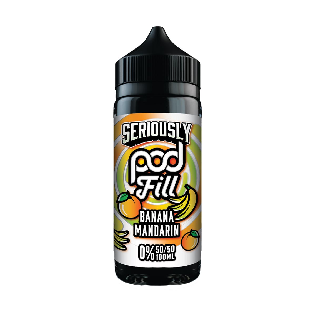 Banana Mandarin seriously pod fill shortfill e liquid 100ml