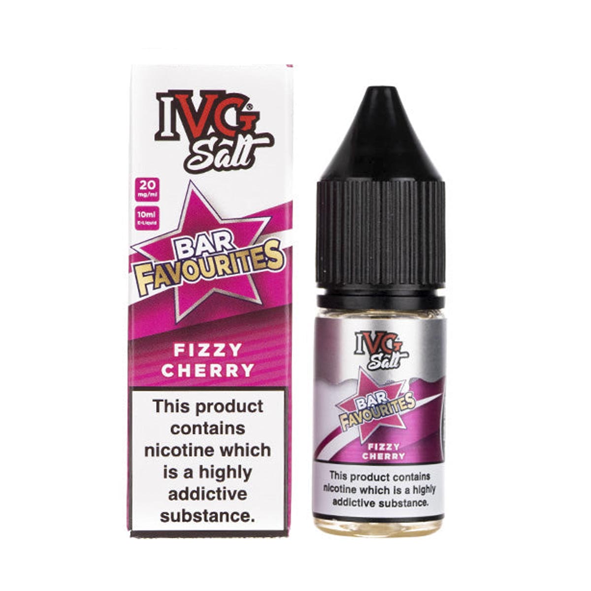 Fizzy Cherry ivg bar Favourites nic salts 10ml/20mg