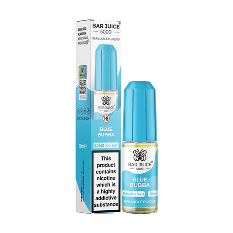 Blue Bubba juice bar vape 5000 nic salts 10ml/20mg